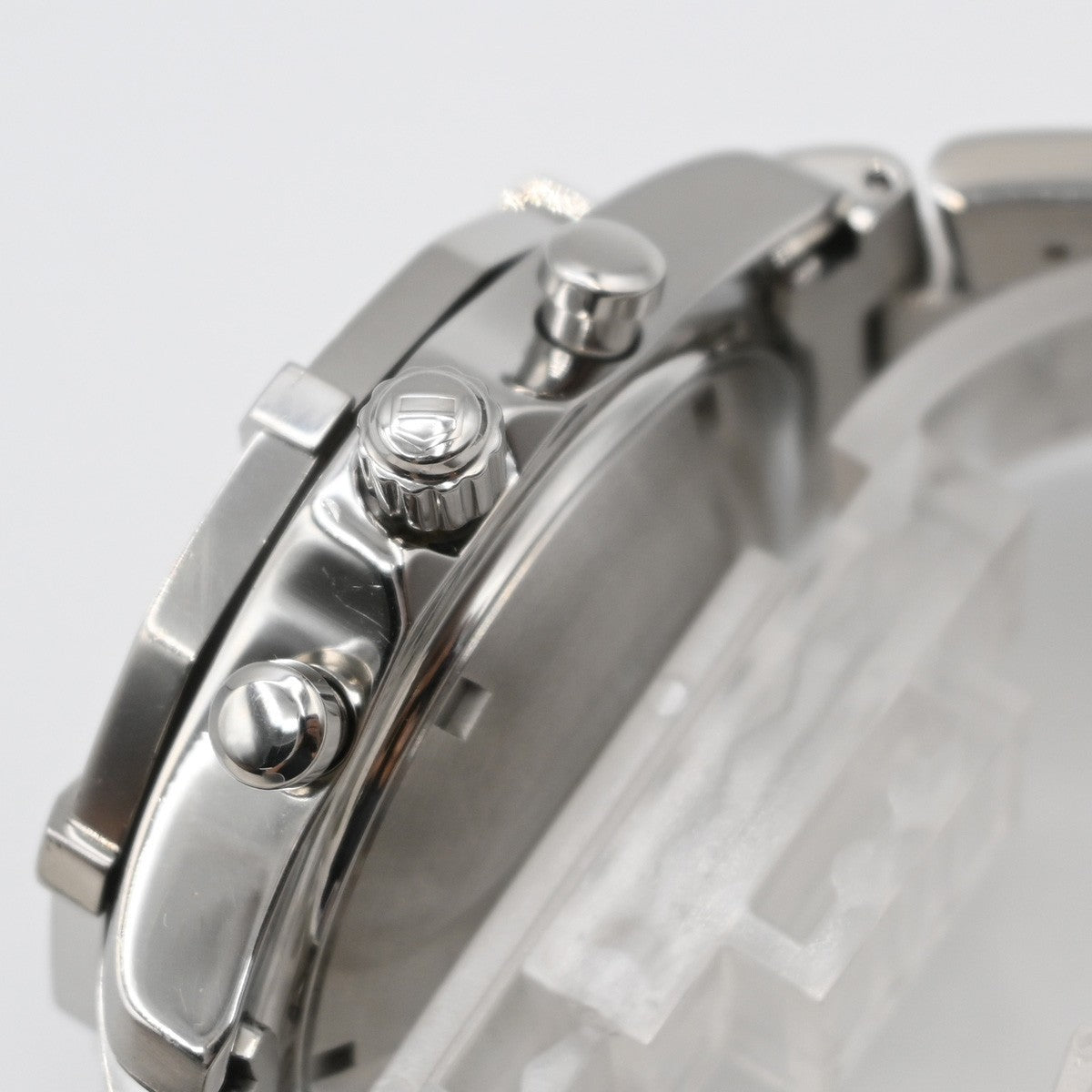 TAG HEUER Exclusive Chronograph Date Watch 41mm CN2111 AT Black Dial SS 58LC594
