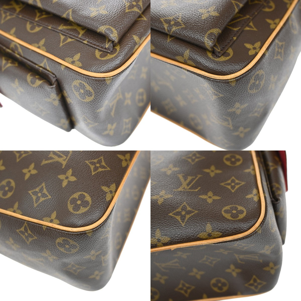 LOUIS VUITTON Multipli Cite Shoulder Bag Monogram Leather Brown M51162 52YH701