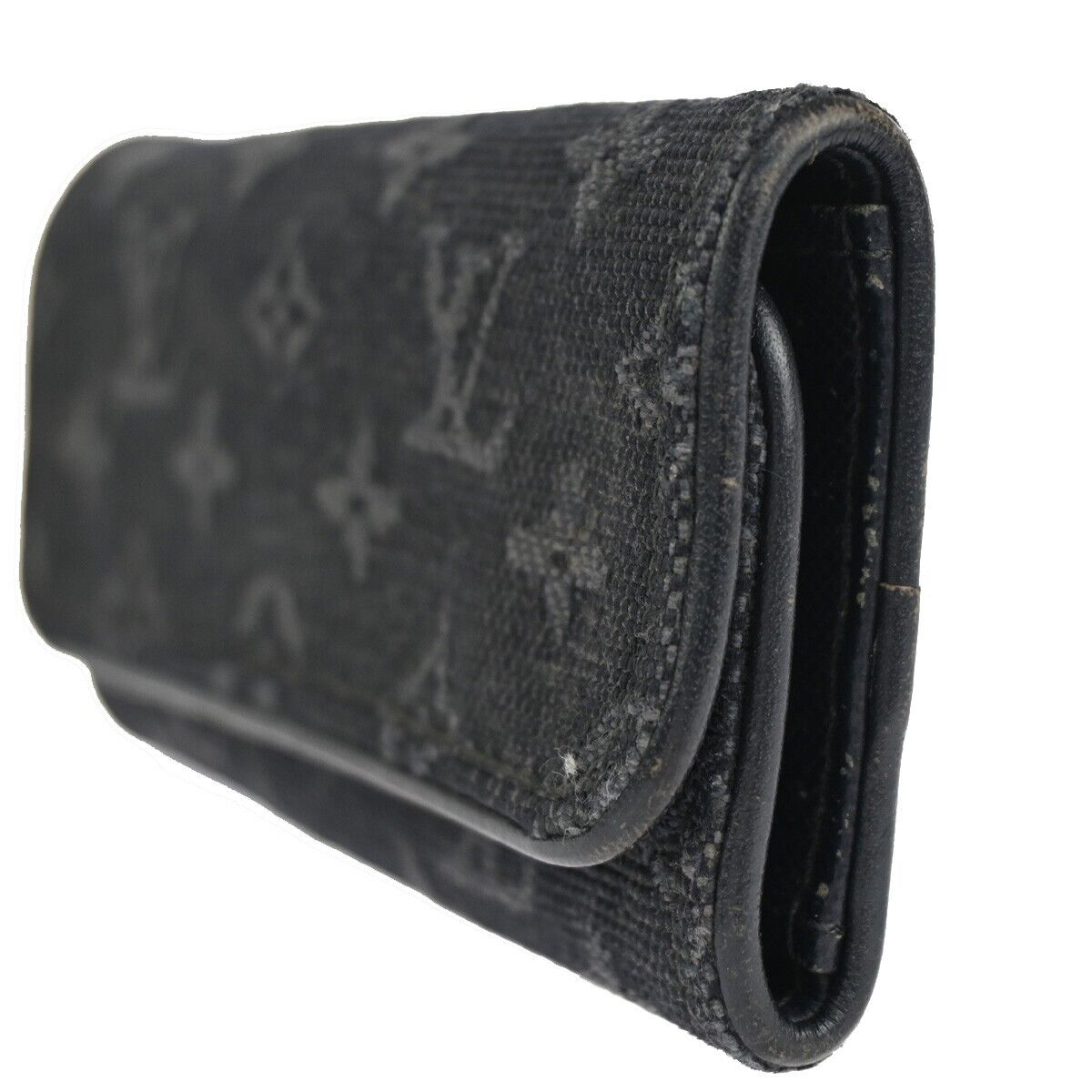 LOUIS VUITTON LV Multicle Key Case Monogram Mini Leather TST Blue M92430 07HB871