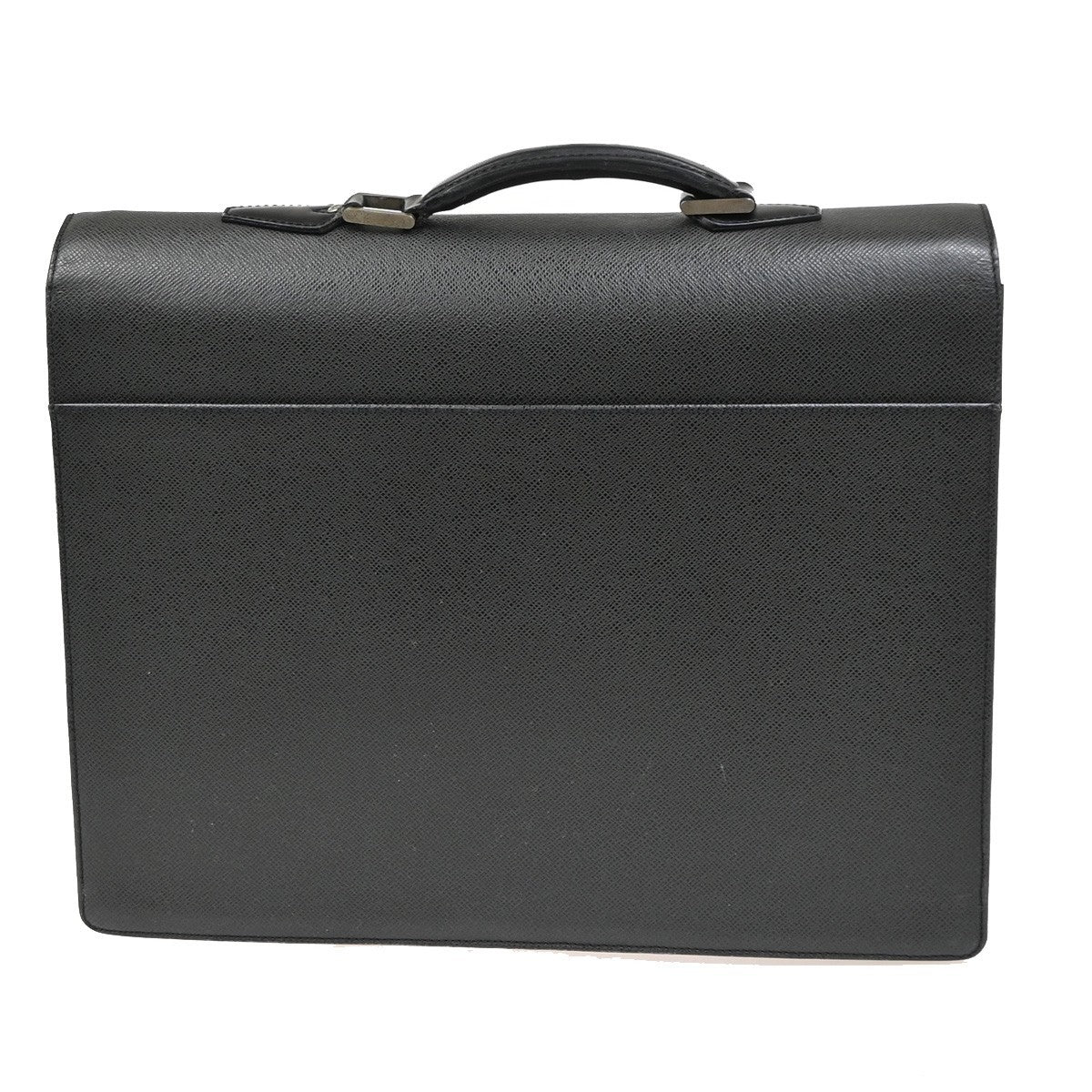 LOUIS VUITTON LV Moskova Briefcase Hand Bag Taiga Leather Ardoise M30032 64KC746