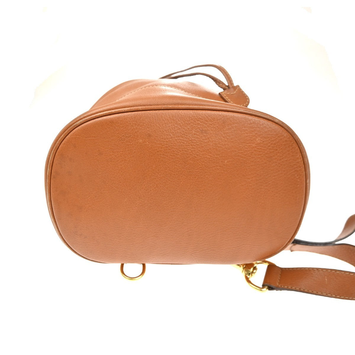 GUCCI Logo Bamboo 2way One Shoulder Body Hand Bag Brown Gold Italy 31CA655
