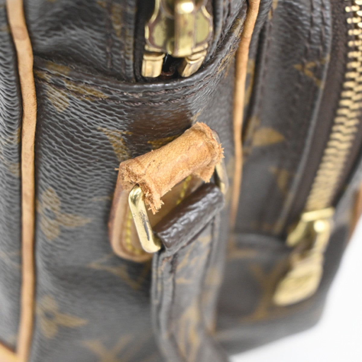 LOUIS VUITTON Amazon Shoulder Bag Monogram Leather Brown M45236 30TA041