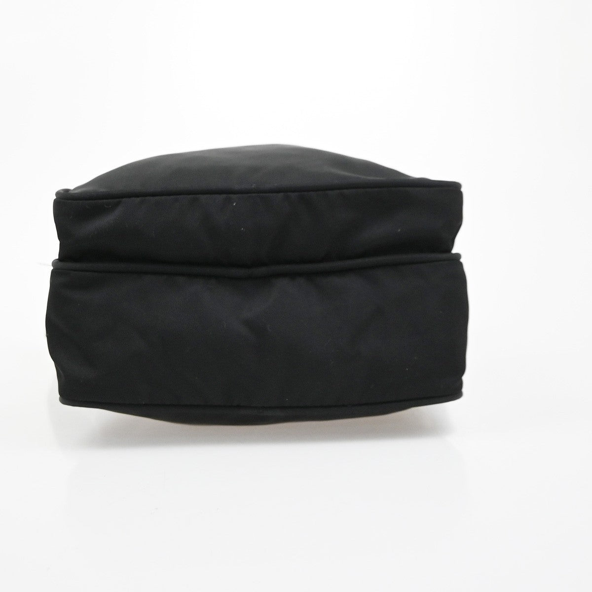 PRADA Logo Crossbody Shoulder Bag Nylon Leather Black SHW Italy 31MA686
