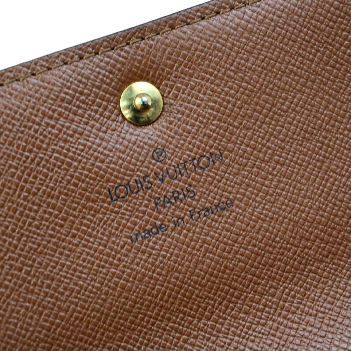 LOUIS VUITTON Porte Tresor Etui Papier Trifold Wallet Monogram BN M61202 01ED218