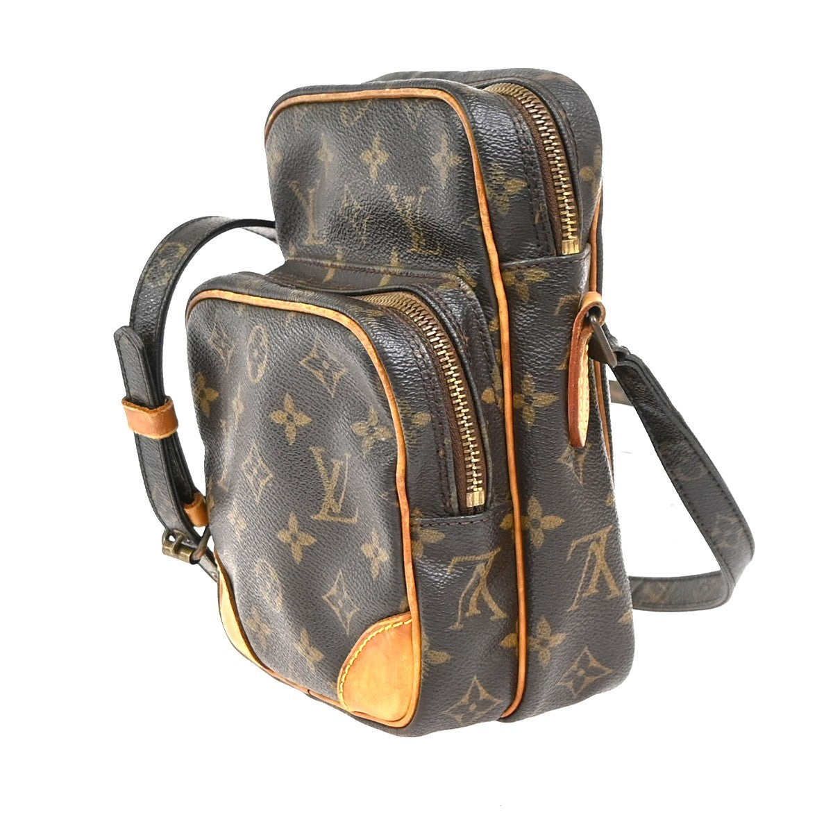 LOUIS VUITTON Amazon Crossbody Shoulder Bag Monogram Leather BN M45236 80KC694