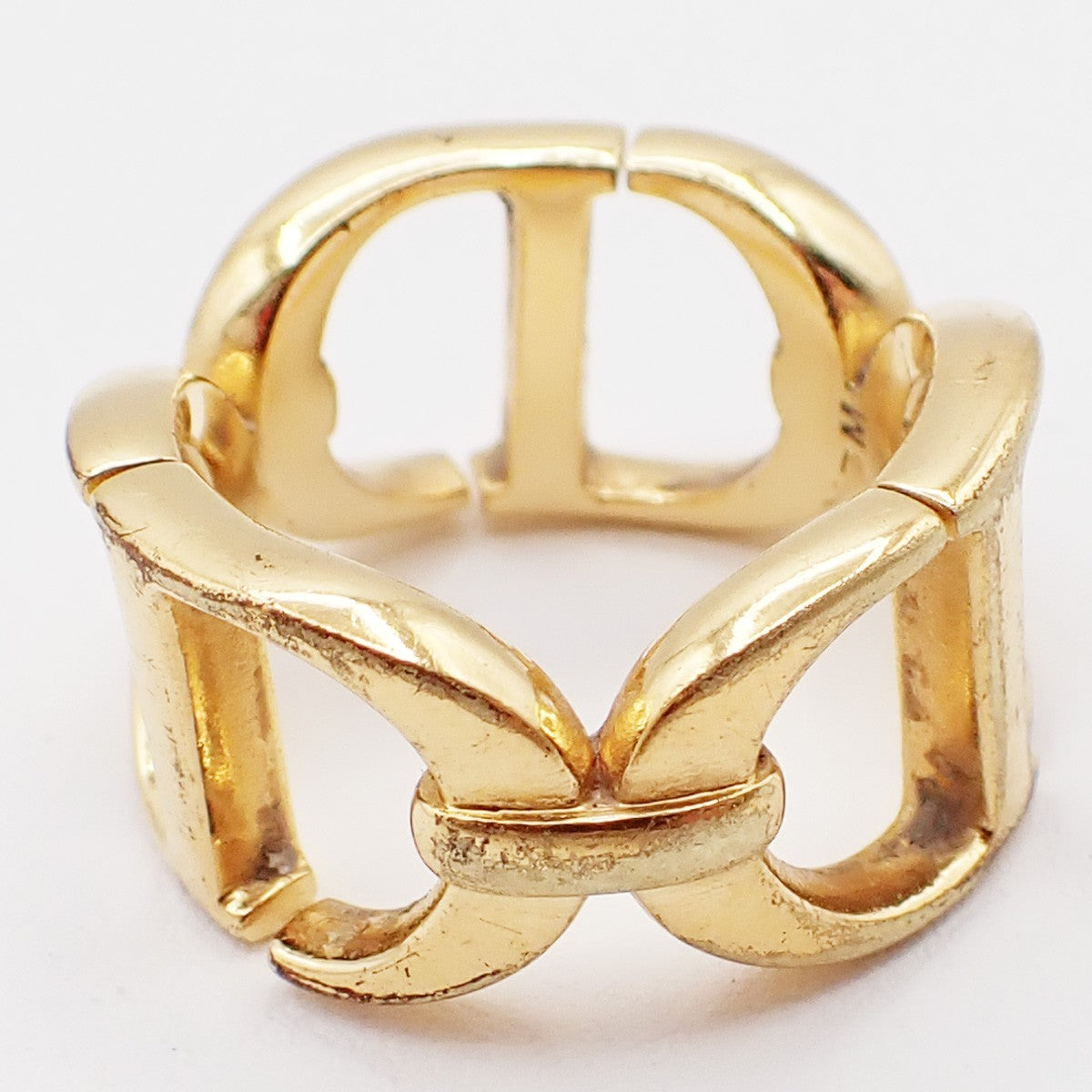 Dior CD Logo 30 Montaigne Ring Gold-Plated Accessory 02RF744