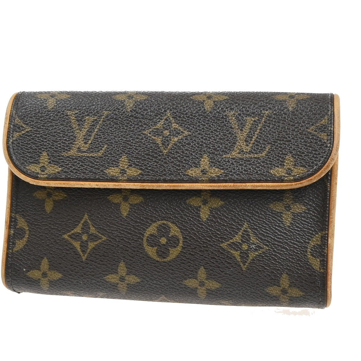 LOUIS VUITTON Pochette Florentine Bum Bag Monogram Leather Brown M51855 65MA526