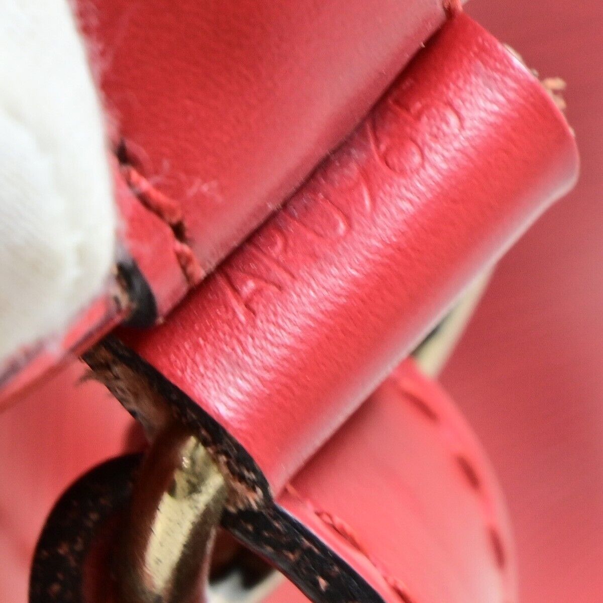 LOUIS VUITTON Noe GM LV Drawstring Shoulder Bag Epi Leather Red M44007 35EB655