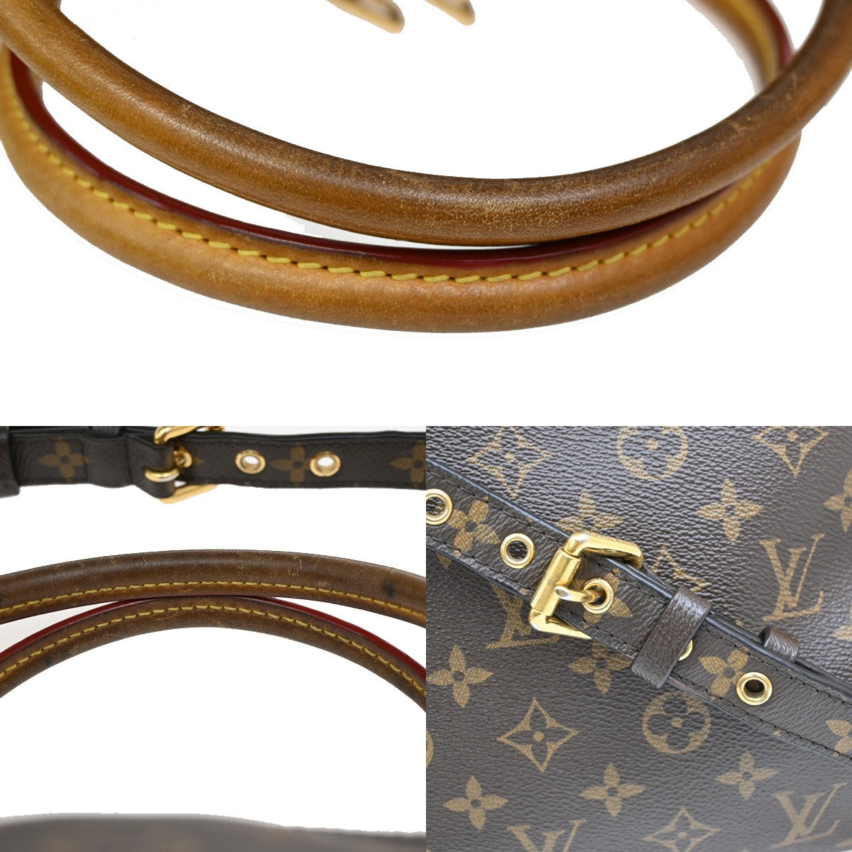LOUIS VUITTON Pallas 2Way Shoulder Hand Bag Monogram Leather BN M40929 25KB641