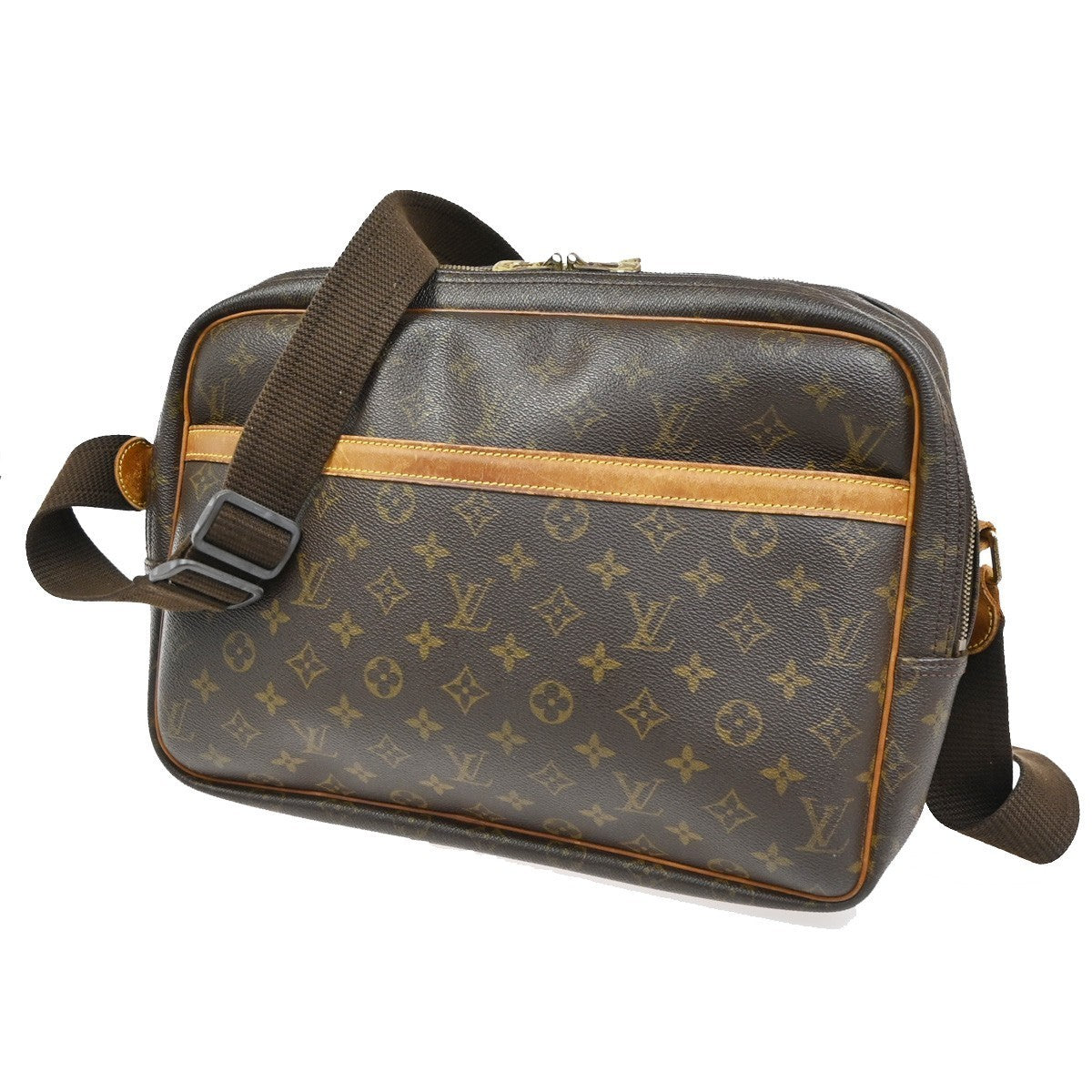 LOUIS VUITTON Reporter GM Crossbody Shoulder Bag Monogram Leather M45252 39KC606