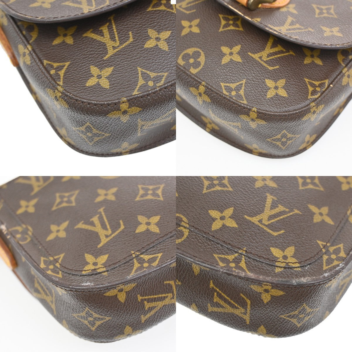 LOUIS VUITTON Mini Saint Cloud Shoulder Bag Monogram Leather BN M51244 88KC484