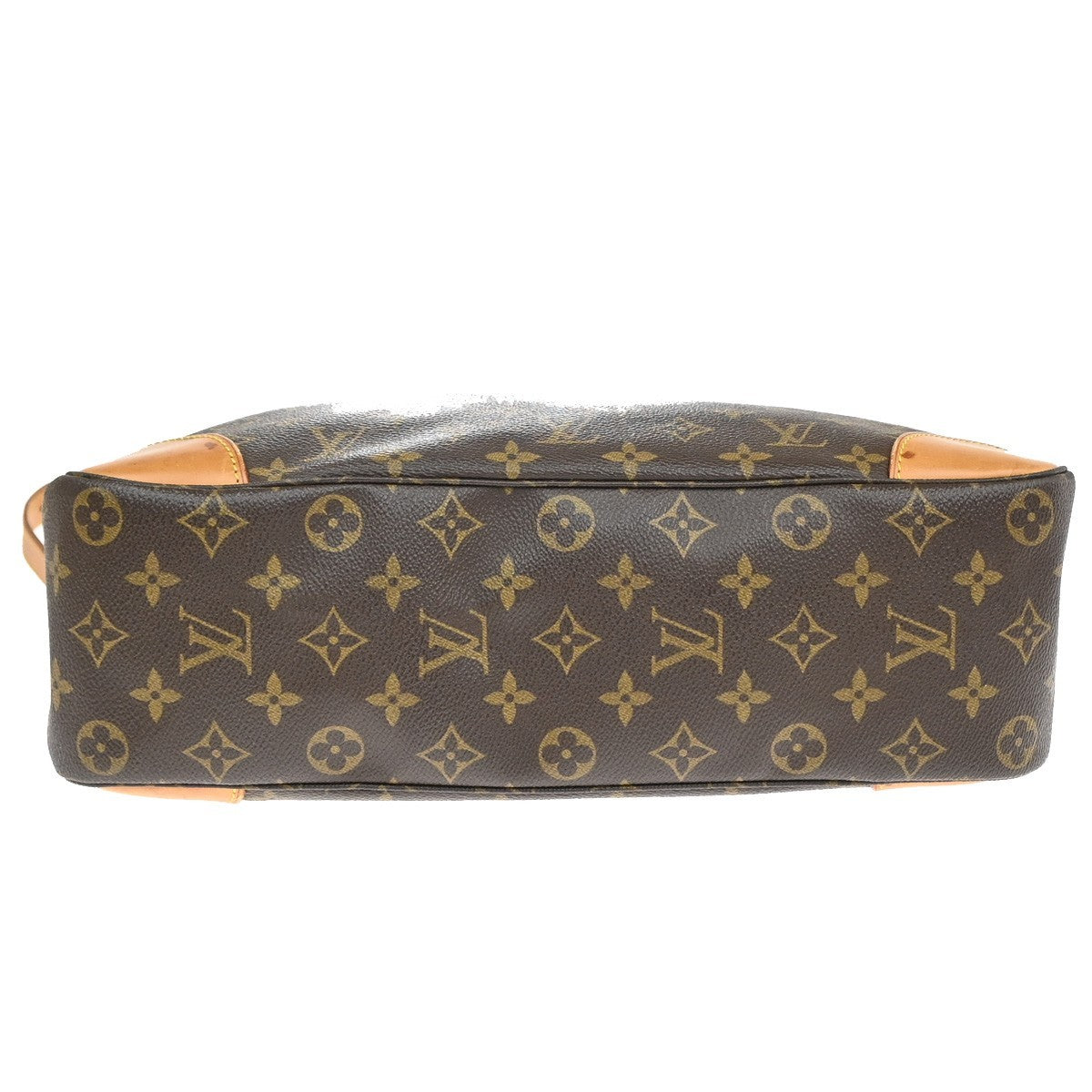 LOUIS VUITTON Boulogne 35 Shoulder Bag Monogram Leather Brown M51260 88YJ095