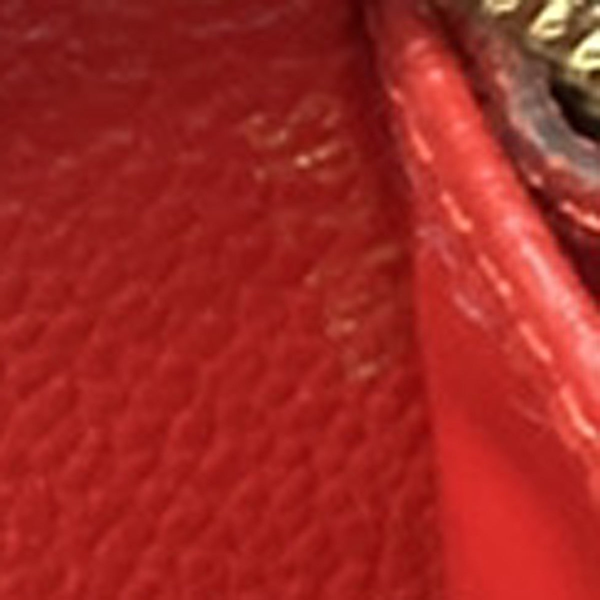 LOUIS VUITTON Logo Long Zippy Wallet Monogram Empreinte Red M63691 31KP278