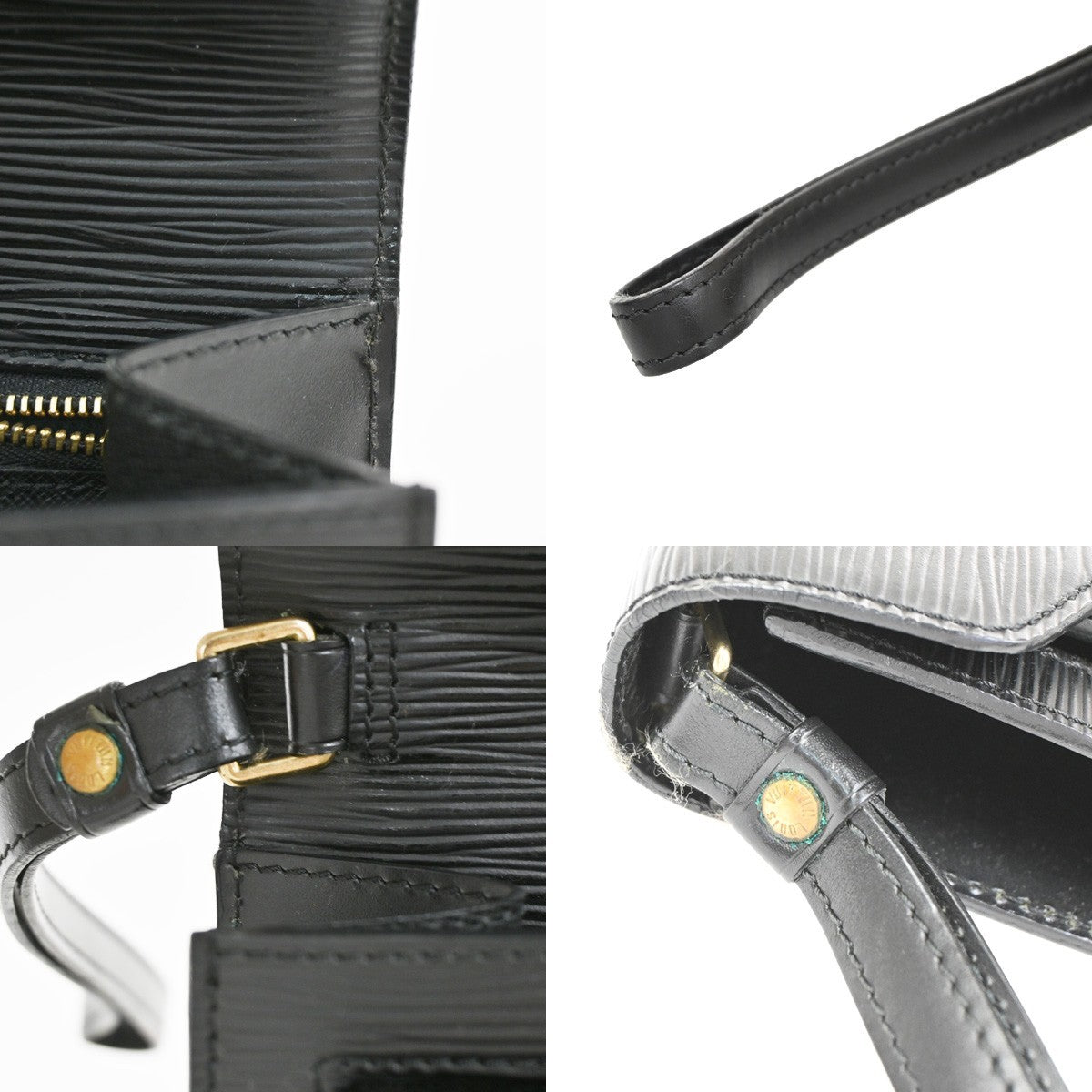 LOUIS VUITTON LV Pochette Serie Dragonne Hand Bag Epi Leather BK M52612 68CA951
