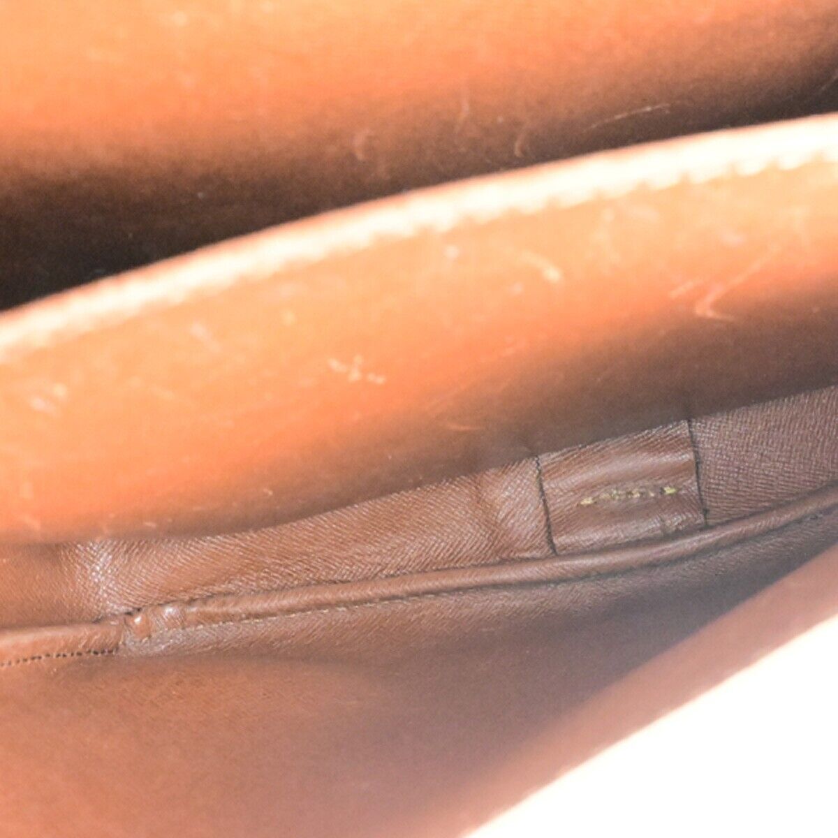 LOUIS VUITTON Cartouchiere GM Shoulder Bag Monogram Leather Brown M51252 33EC916