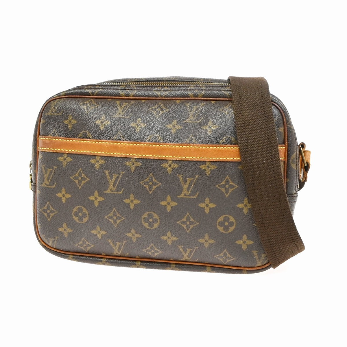 LOUIS VUITTON Reporter PM Crossbody Shoulder Bag Monogram Leather M45254 36YJ162