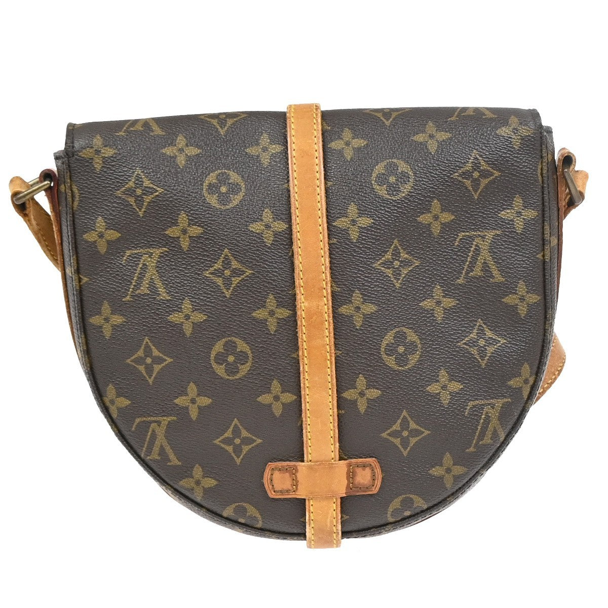 LOUIS VUITTONI Chantilly MM Shoulder Bag Monogram Leather Brown M51233 65AA213