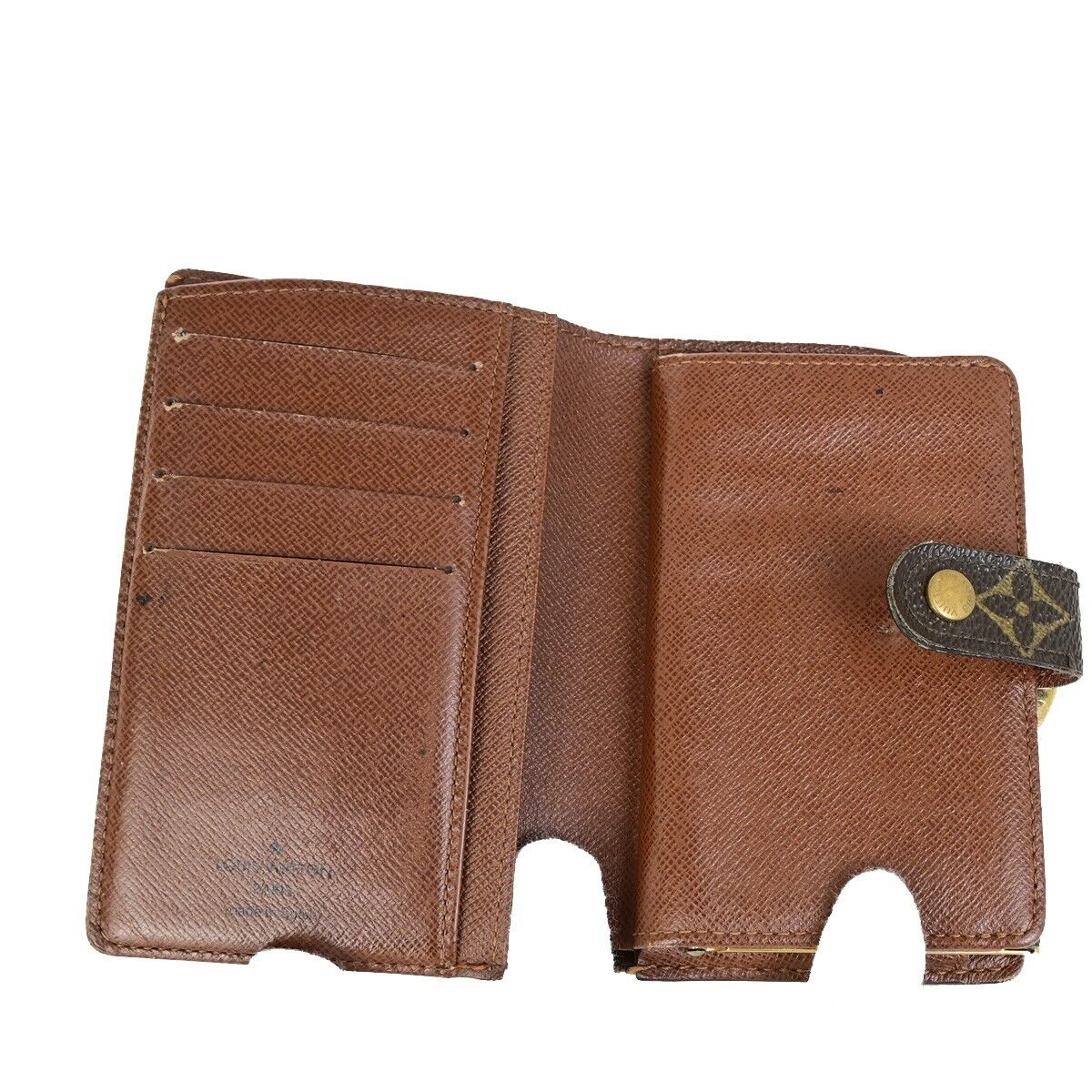 LOUIS VUITTON Portefeuille Viennois Bifold Wallet Monogram Brown M61674 62KA399