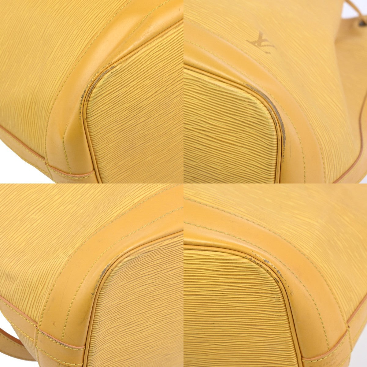LOUIS VUITTON Noe GM Drawstring Shoulder Bag Epi Leather Yellow M44009 35TA575