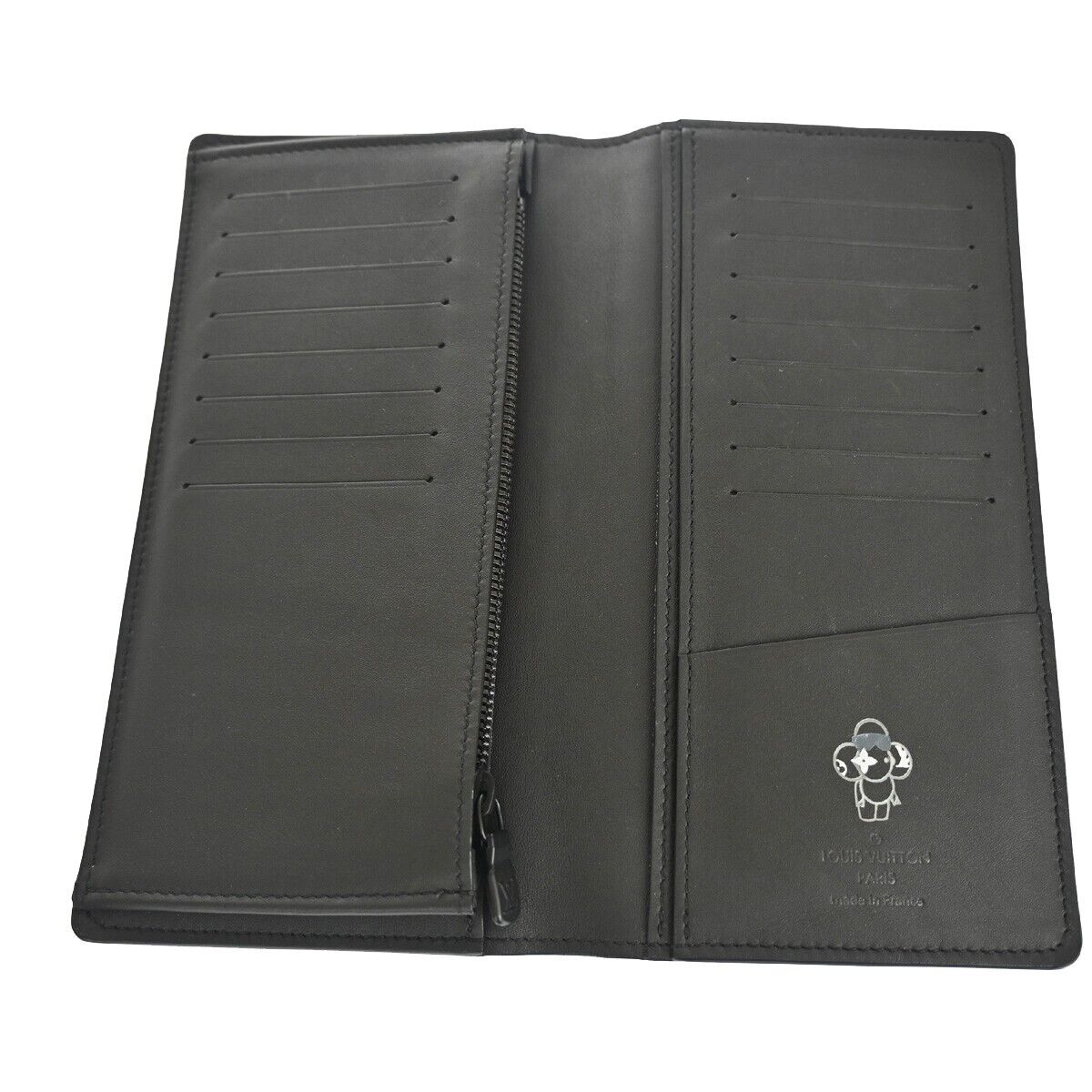 LOUIS VUITTON Brazza Long Bifold Wallet Monogram Shadow Black M62900 76RH587