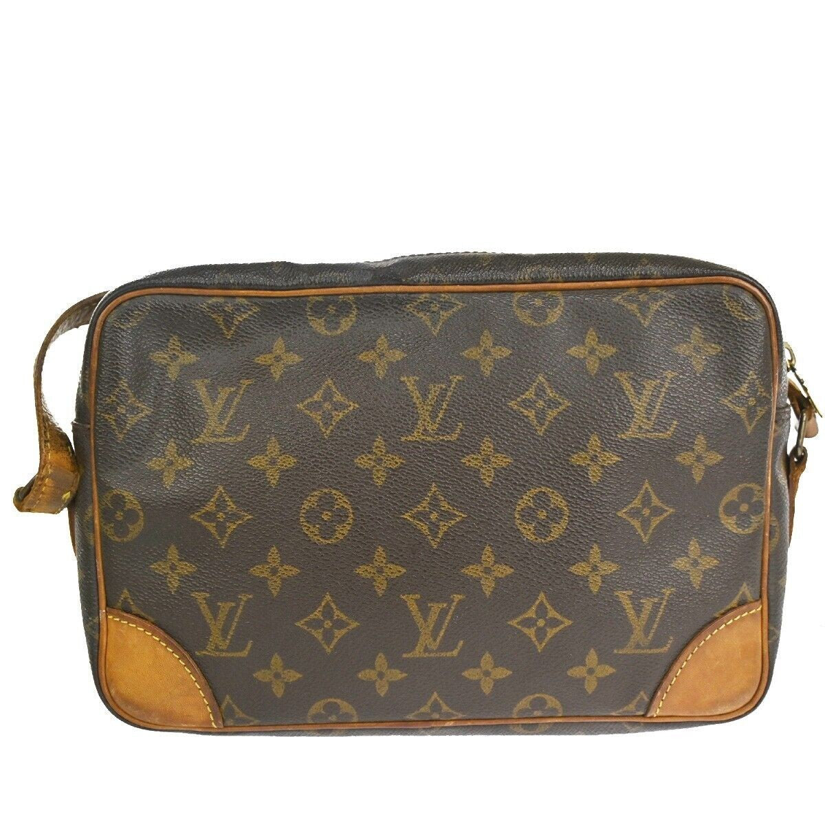 LOUIS VUITTON Trocadero 27 Shoulder Bag Monogram Leather Brown M51274 68YA913