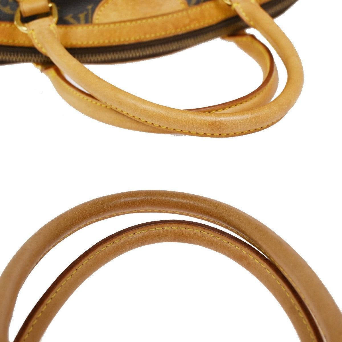 LOUIS VUITTON Tivoli PM Handbag Monogram Leather France Brown M40143 77ZA273