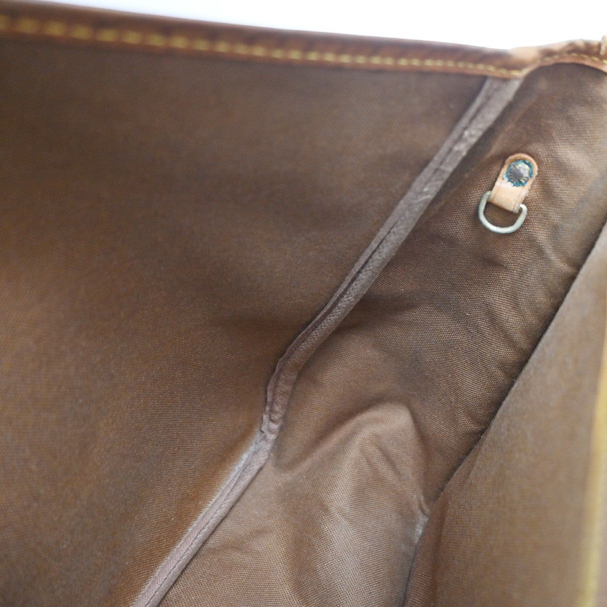 LOUIS VUITTON Gibeciere GM Shoulder Bag Monogram Leather Brown M42249 68YJ063