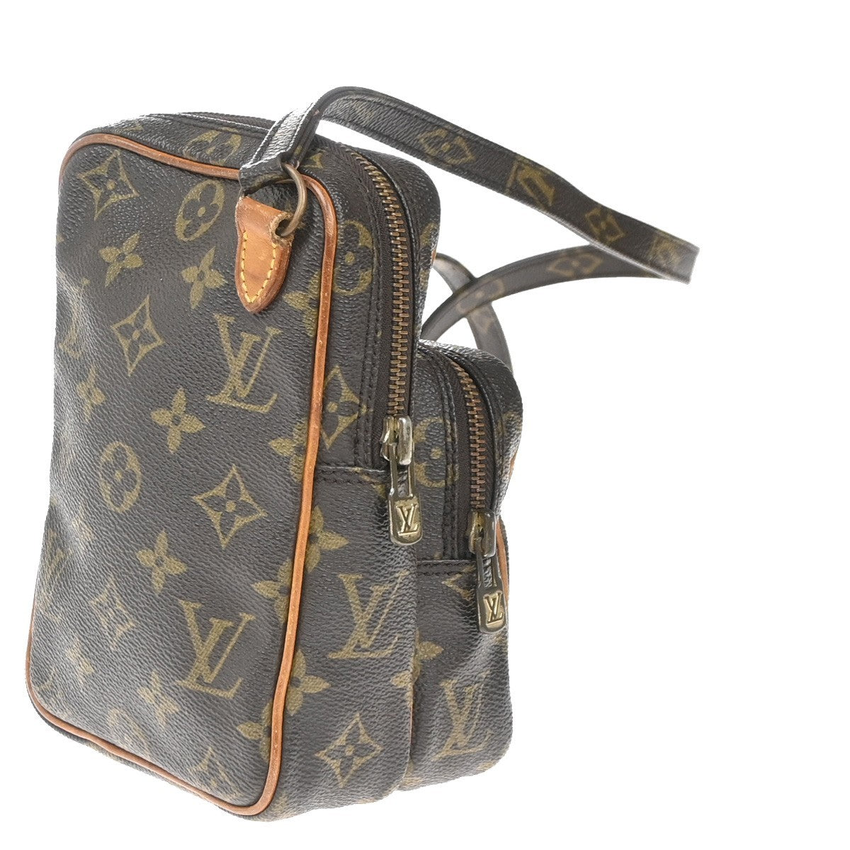 LOUIS VUITTON Mini Amazon Shoulder Bag Monogram Leather Brown M45238 32KC782
