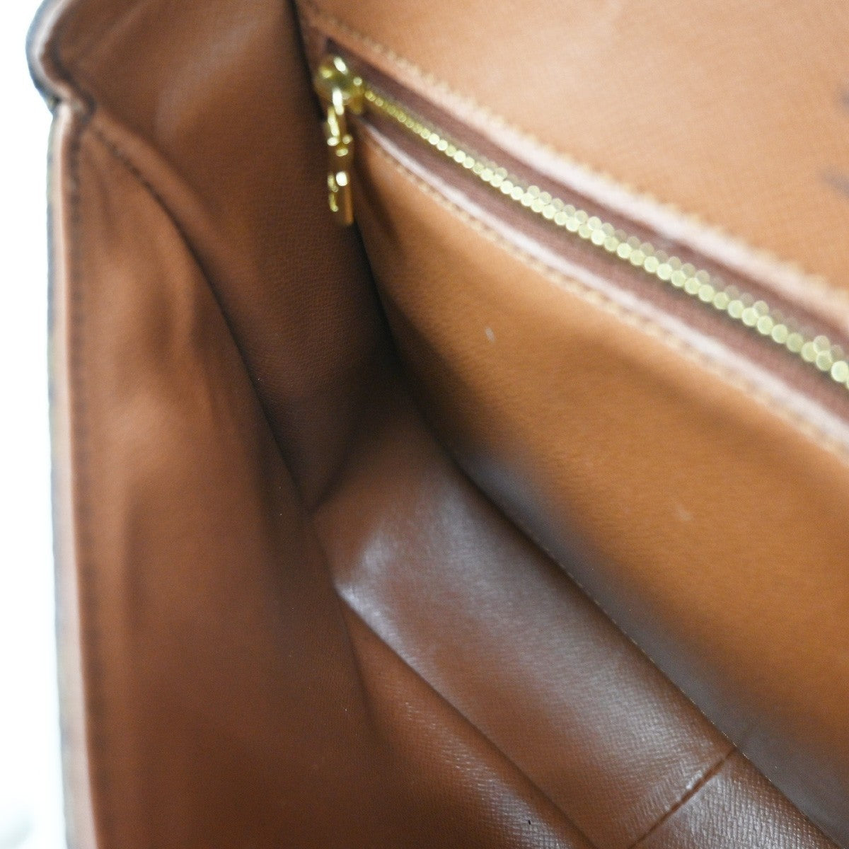 LOUIS VUITTON Saint Cloud GM Shoulder Bag Monogram Leather Brown M51242 30EF901