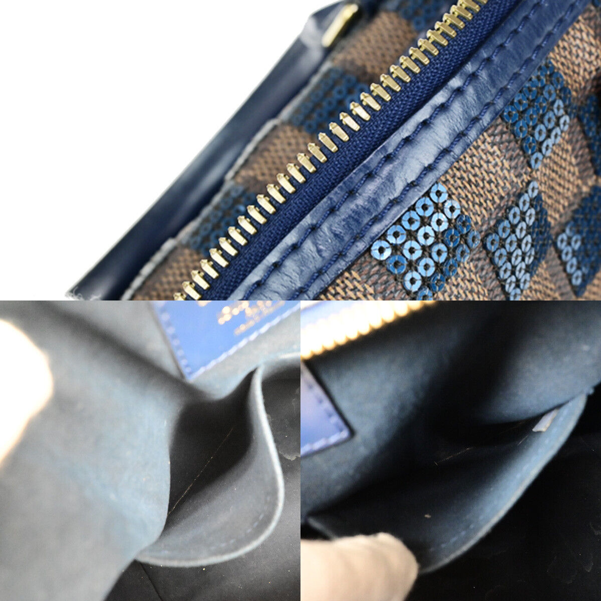 LOUIS VUITTON Speedy 30 Hand Bag Damier Paillettes Leather BN N41261 610RK730