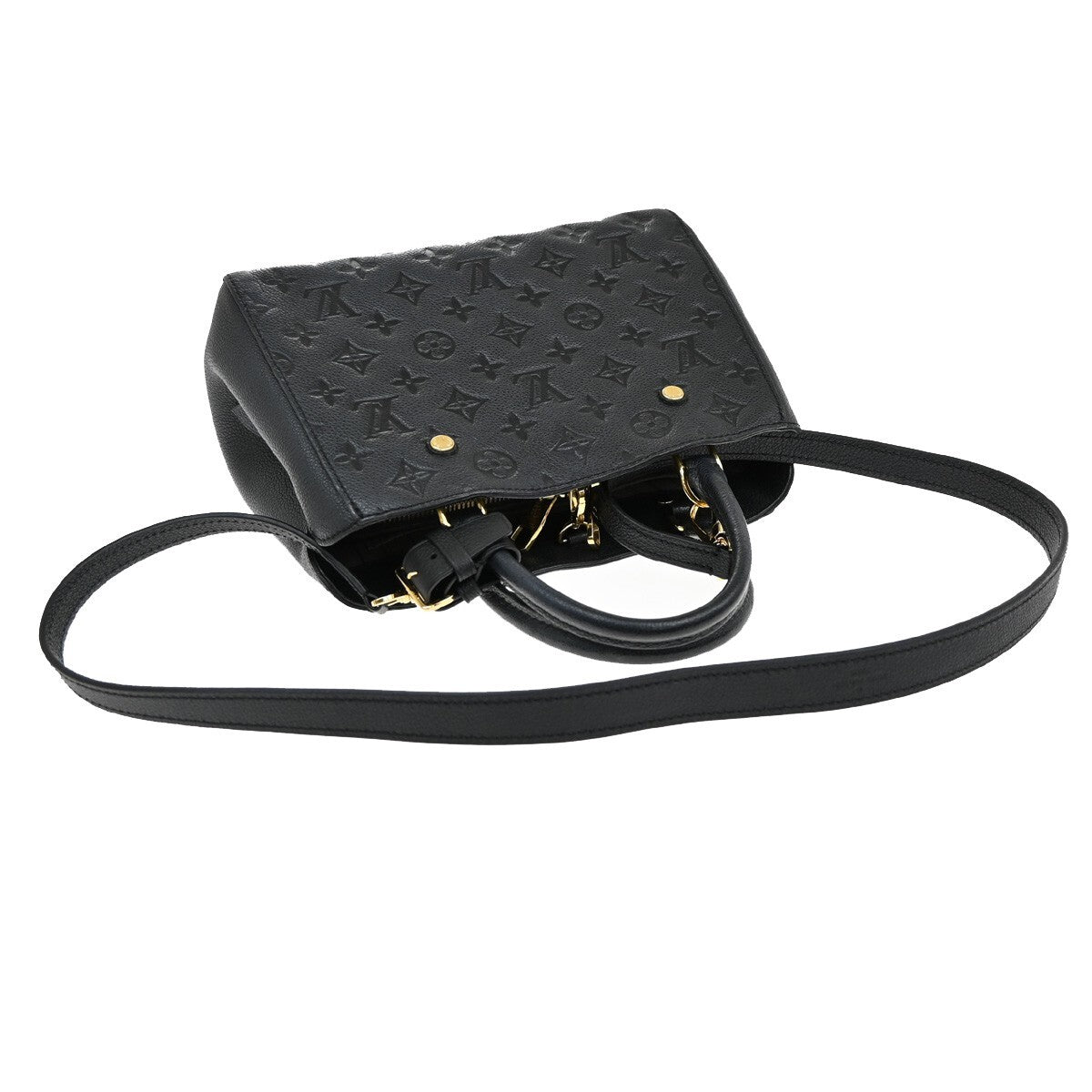 LOUIS VUITTON Montaigne BB 2Way Hand Bag Monogram Empreinte BK M41053 620RF292