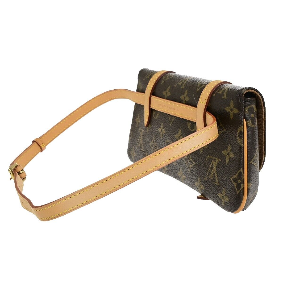 LOUIS VUITTON LV Pochette Marrell Bum Bag Monogram Leather Brown M51159 99EC185