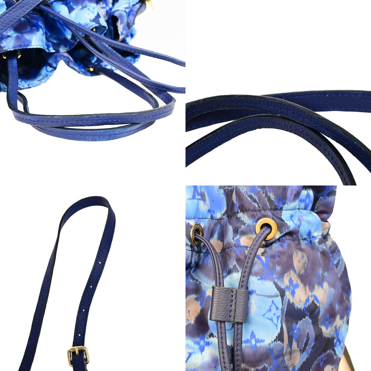 LOUIS VUITTON Noefful MM 2Way Shoulder Bag Monogram Ikat Flower M94312 96YF030
