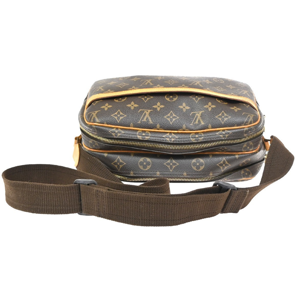 LOUIS VUITTON Reporter PM Crossbody Shoulder Bag Monogram Leather M45254 80KC892