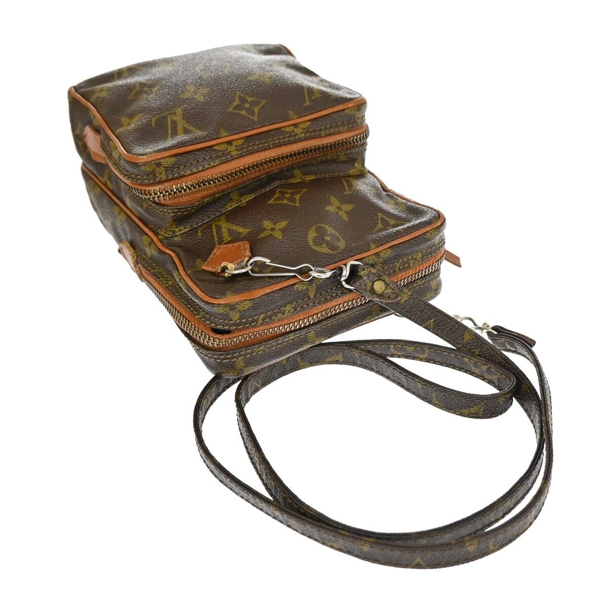 LOUIS VUITTON Mini Amazon Shoulder Bag Monogram Leather Brown M45238 69EA242