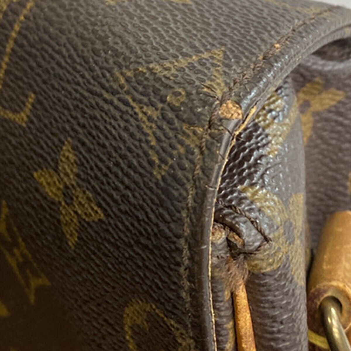 LOUIS VUITTON Cartouchiere GM Shoulder Bag Monogram Leather Brown M51252 32YG820