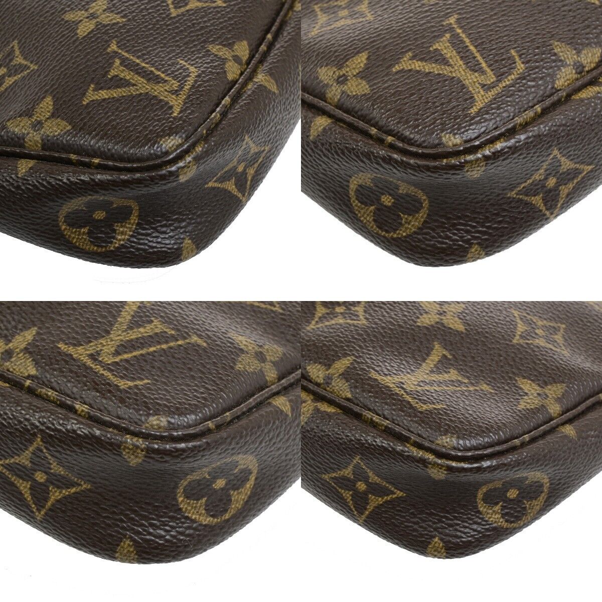LOUIS VUITTON Pochette Accessoires Hand Bag Monogram Leather BN M51980 18KA532