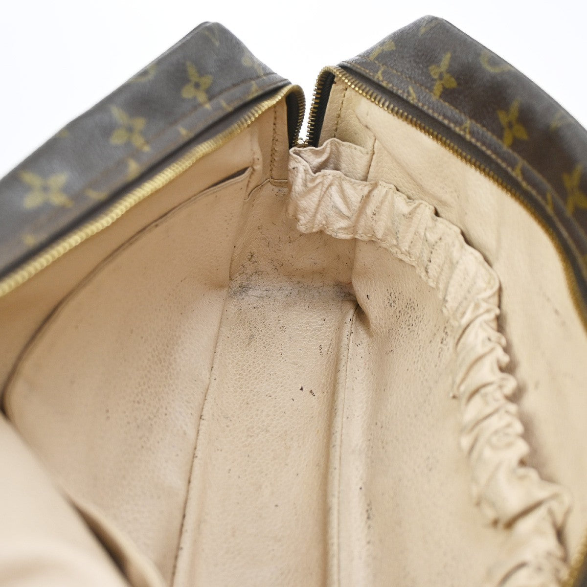 LOUIS VUITTON Trousse Toilette 28 Clutch Hand Bag Monogram Brown M47522 67CA759