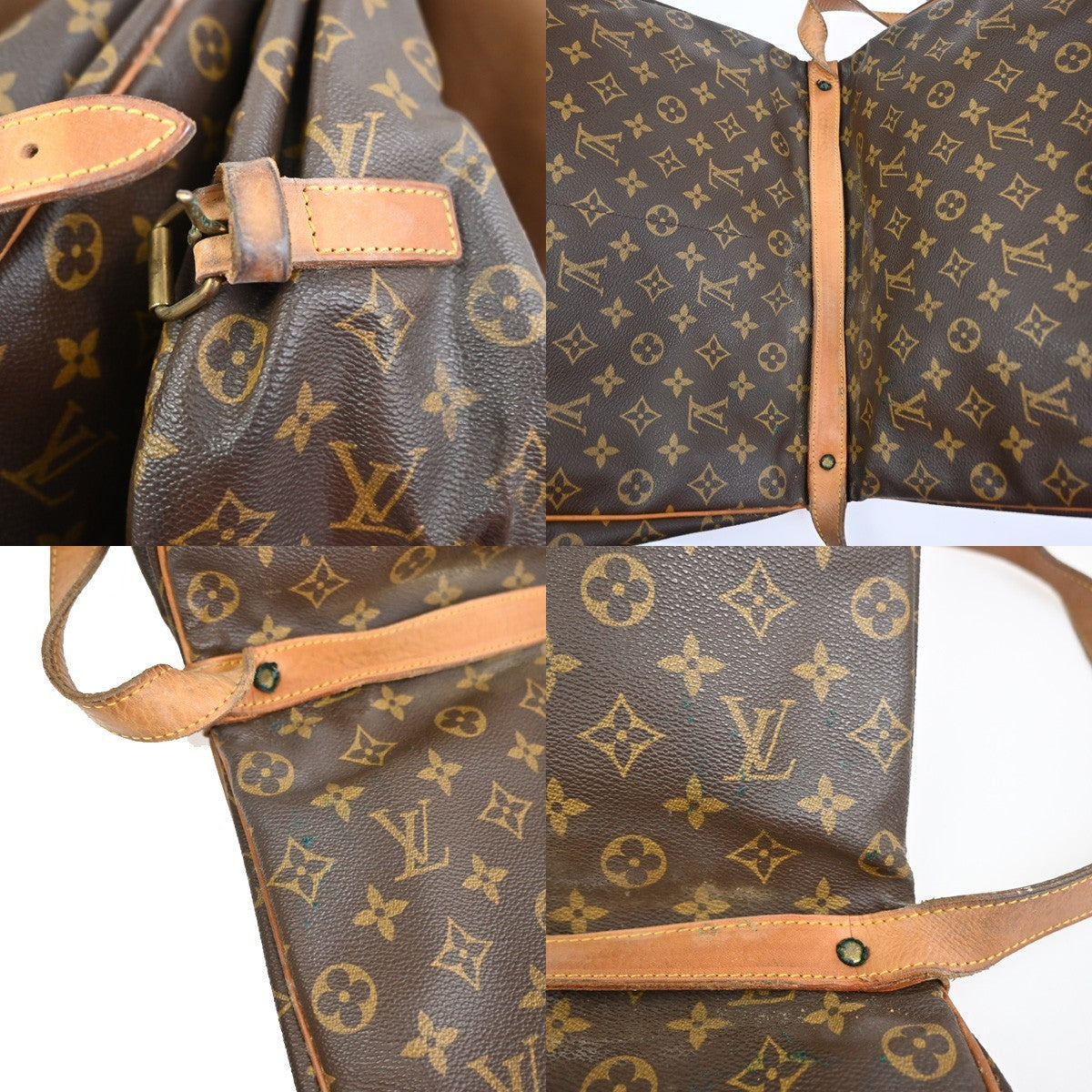 LOUIS VUITTON Saumur 35 Shoulder Bag Monogram Leather BN France M42254 39SA068