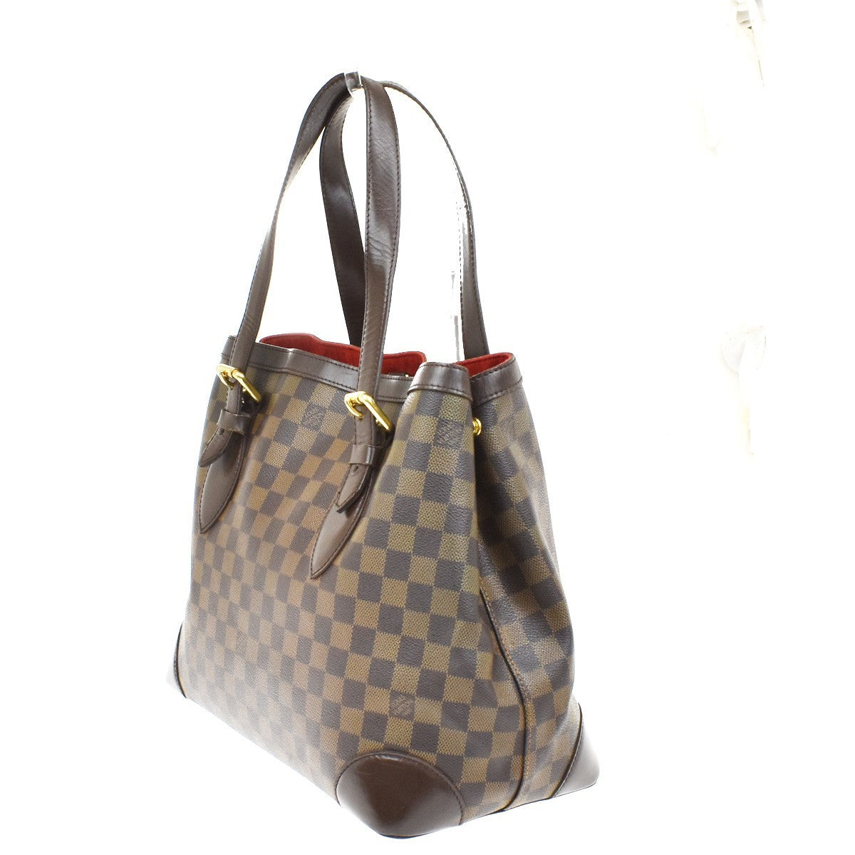LOUIS VUITLOUIS VUITTON Hampstead MM Shoulder Bag Damier Leather N51204 16KB253