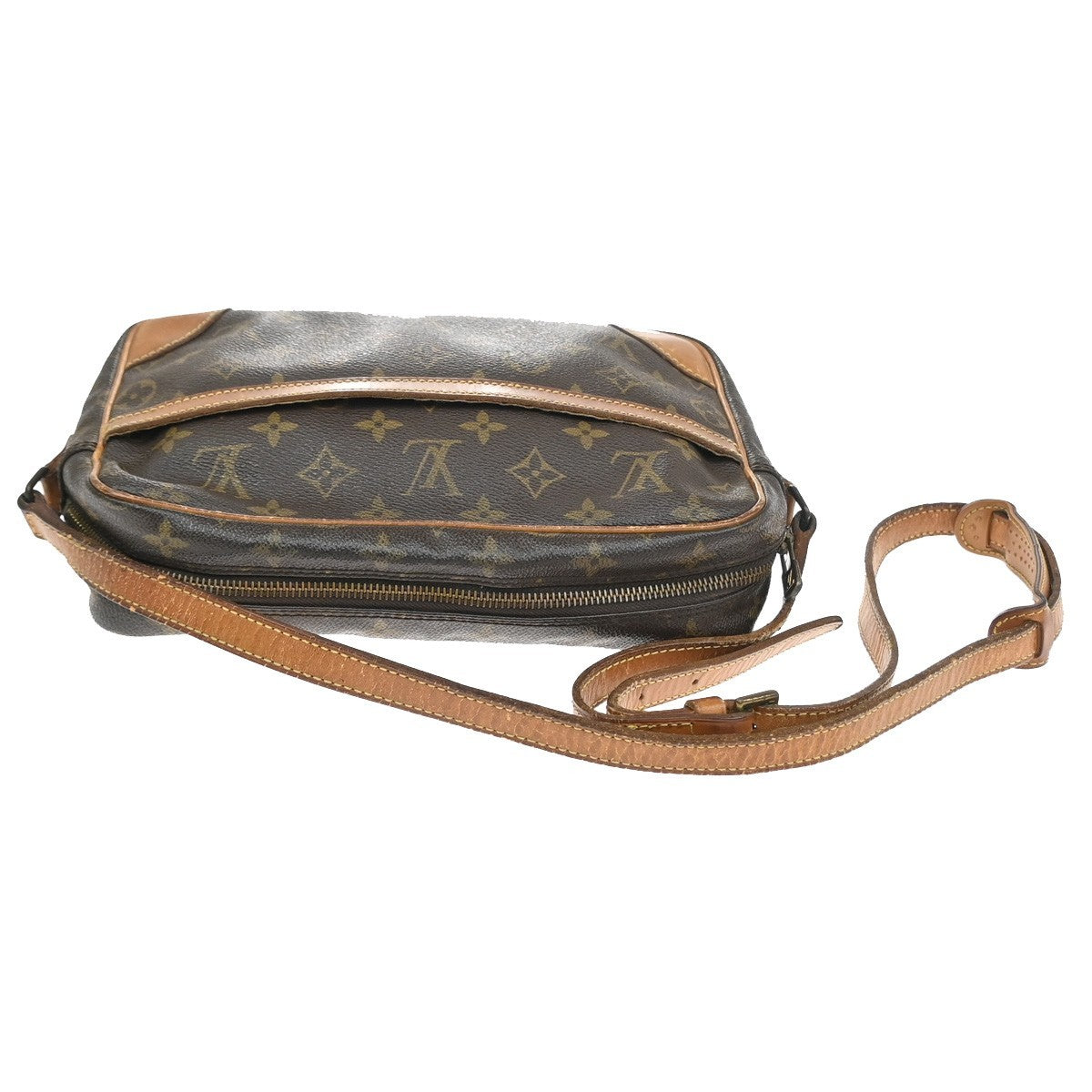 LOUIS VUITTON Trocadero 24 Shoulder Bag Monogram Leather Brown M51276 30YJ189