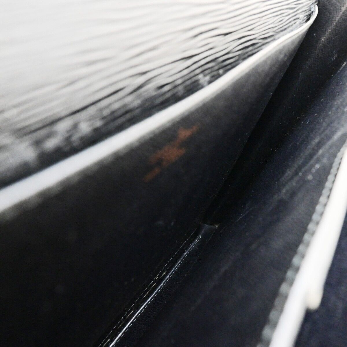 LOUIS VUITTON Serviette Conseiller Hand Bag Epi Leather Black M54422 62EC928