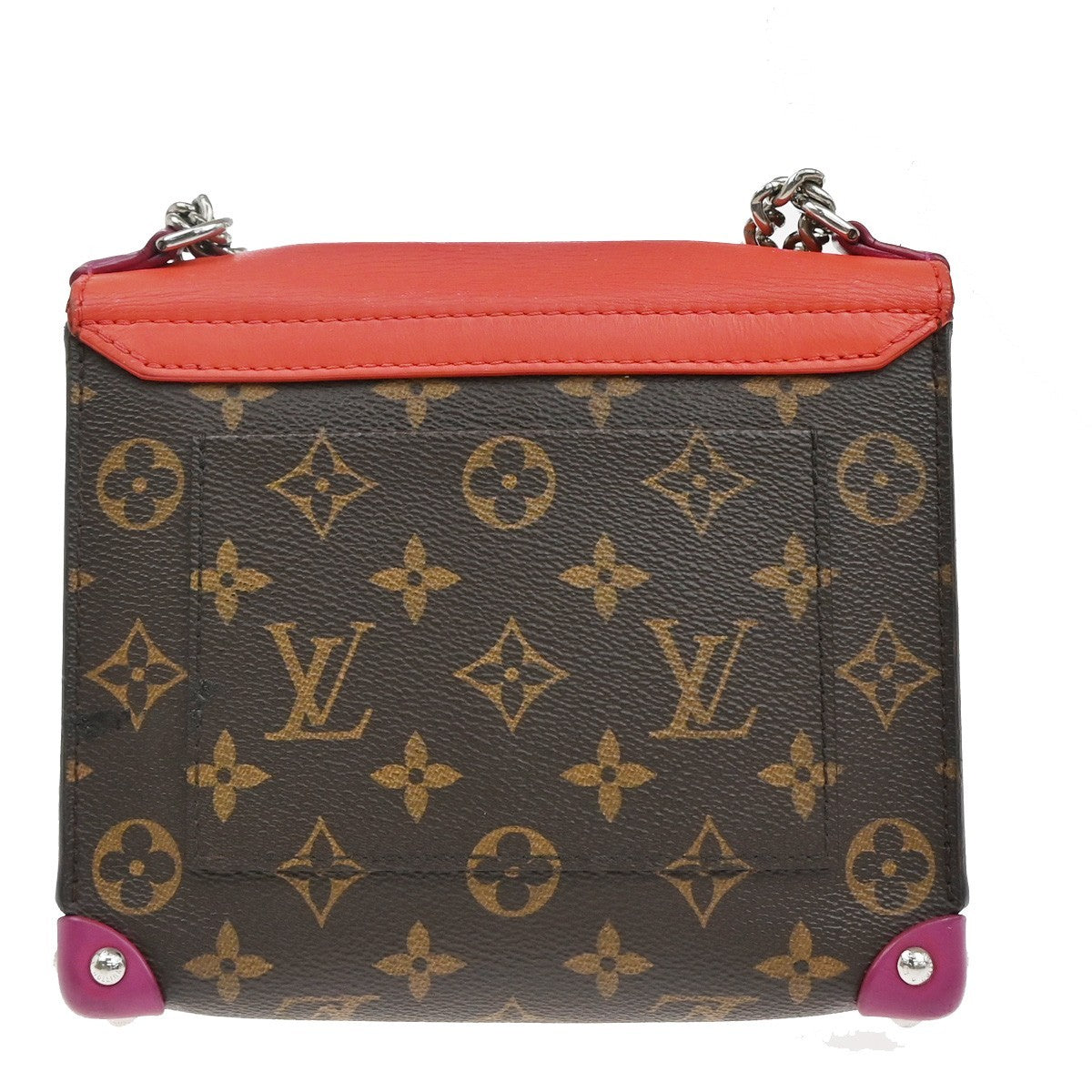 LOUIS VUITTON Pochette Mask PM Chain Shoulder Bag Monogram Leather BN RD 98KB647