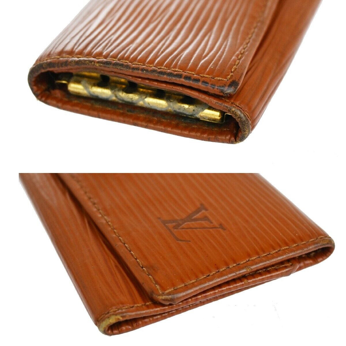 LOUIS VUITTON 6 Set Long Wallet Key Case Monogram Epi Taiga Leather 04GA631