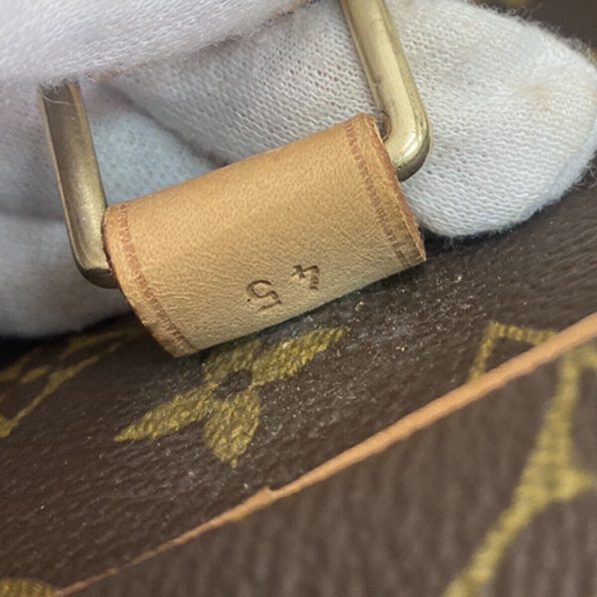 LOUIS VUITTON Sirius 45 Travel Hand Bag Monogram Leather Brown M41408 78YG609