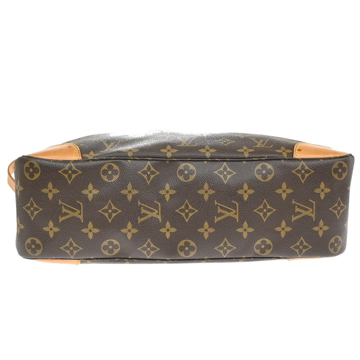 LOUIS VUITTON Boulogne 35 Shoulder Bag Monogram Leather Brown M51260 88YJ095