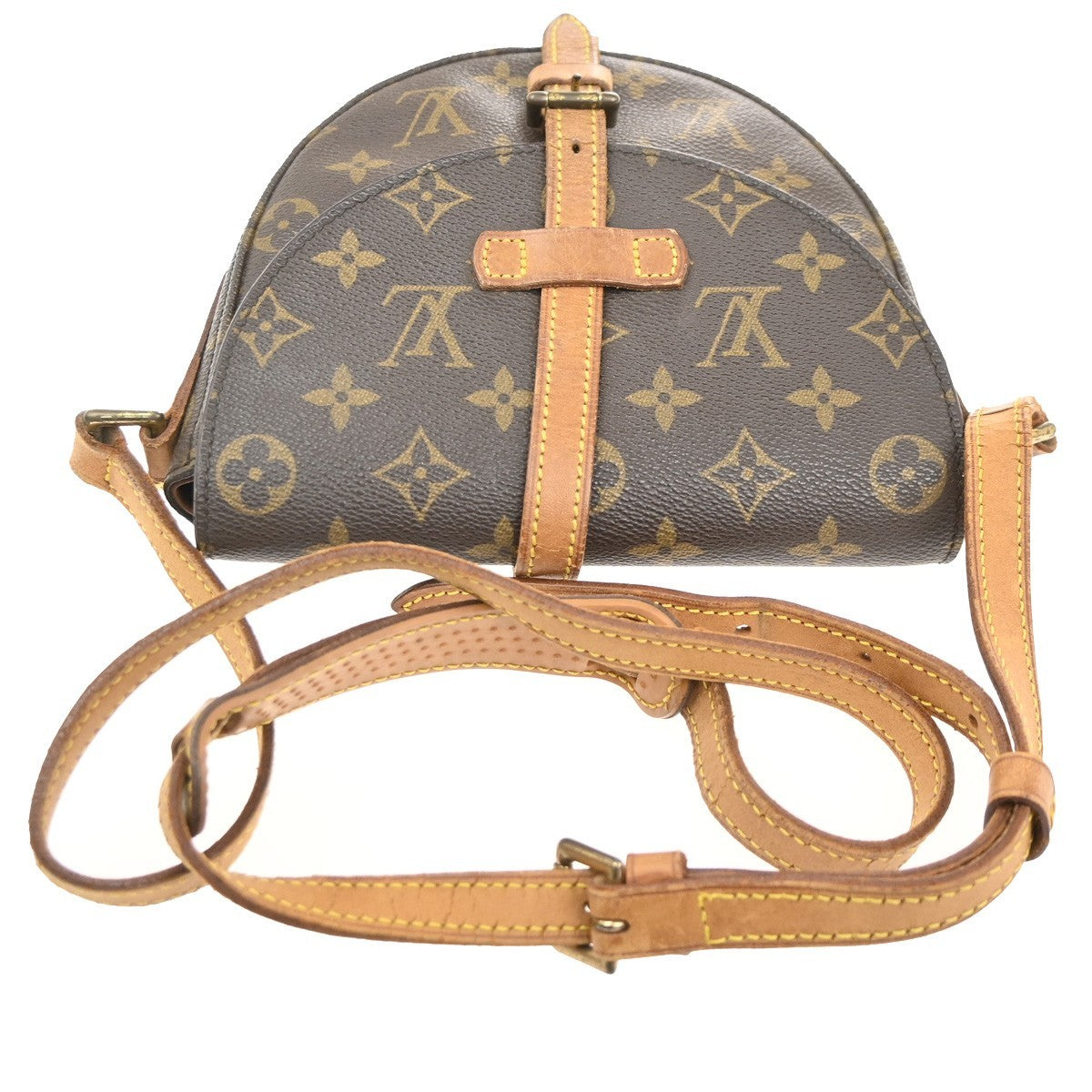 LOUIS VUITTON Chantilly PM Shoulder Bag Monogram Leather Brown M51234 64CA667