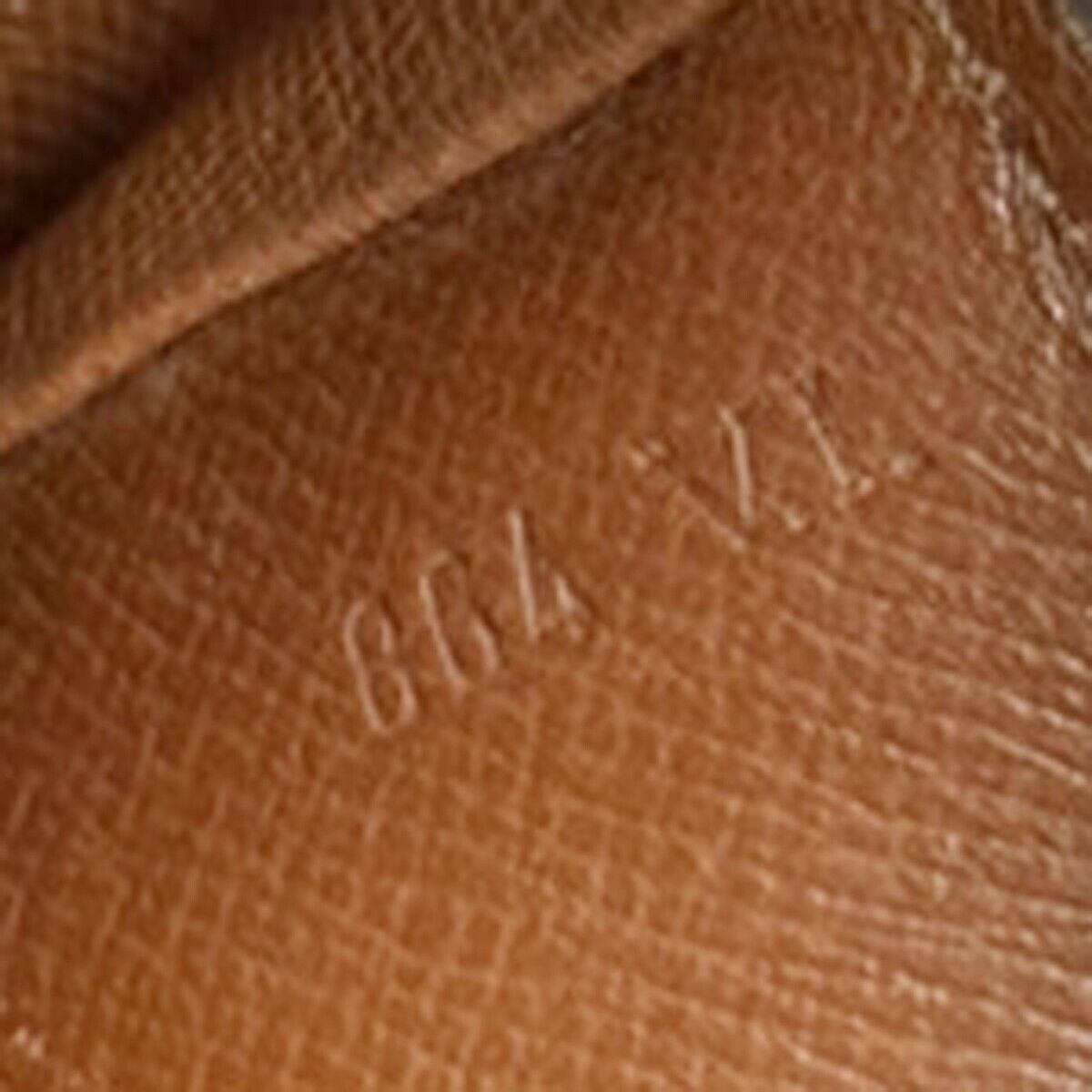 LOUIS VUITTON Saint Cloud GM Shoulder Bag Monogram Leather Brown M51242 64FB512