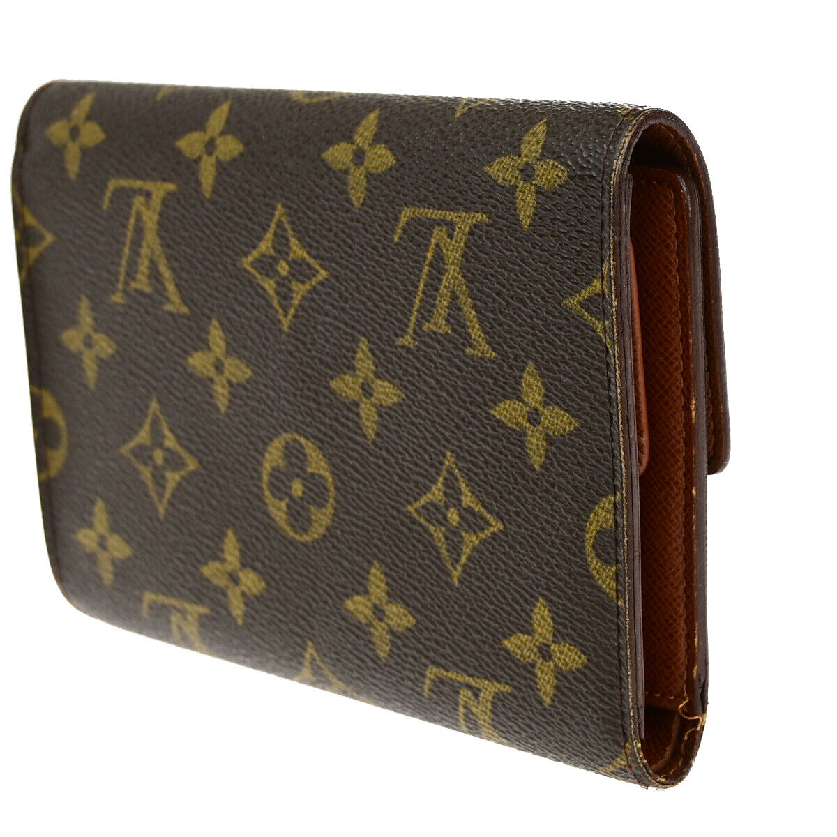 LOUIS VUITTON Porte Tresor Etui Papier Trifold Wallet Monogram BN M61202 67YE663