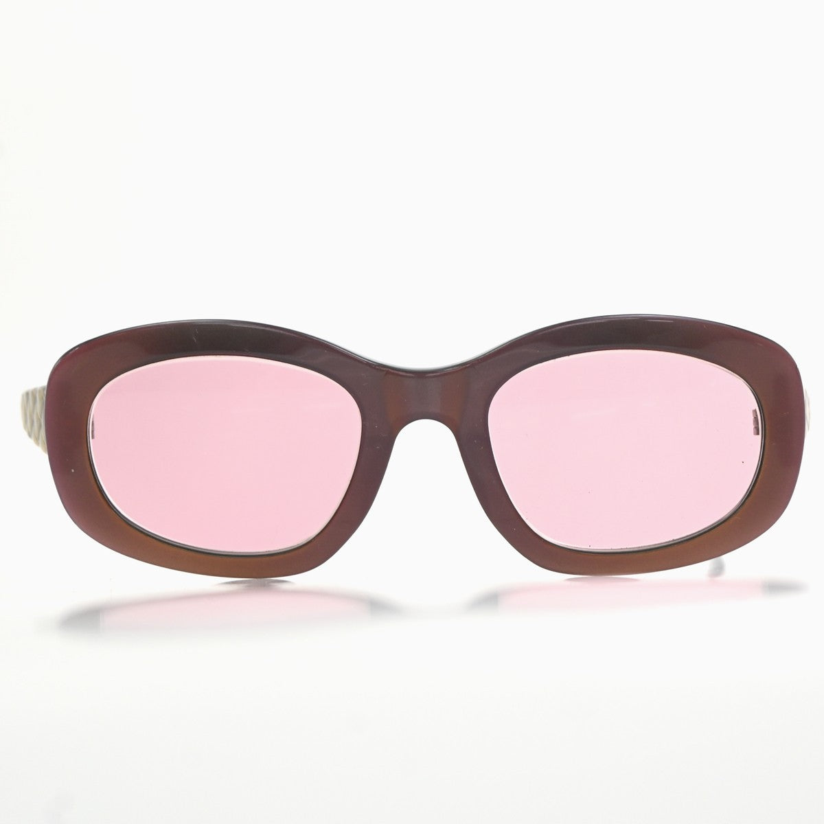 CHANEL CC Logo Sunglasses Eye Wear Plastic Pink Purple Italy 5009 63RL778